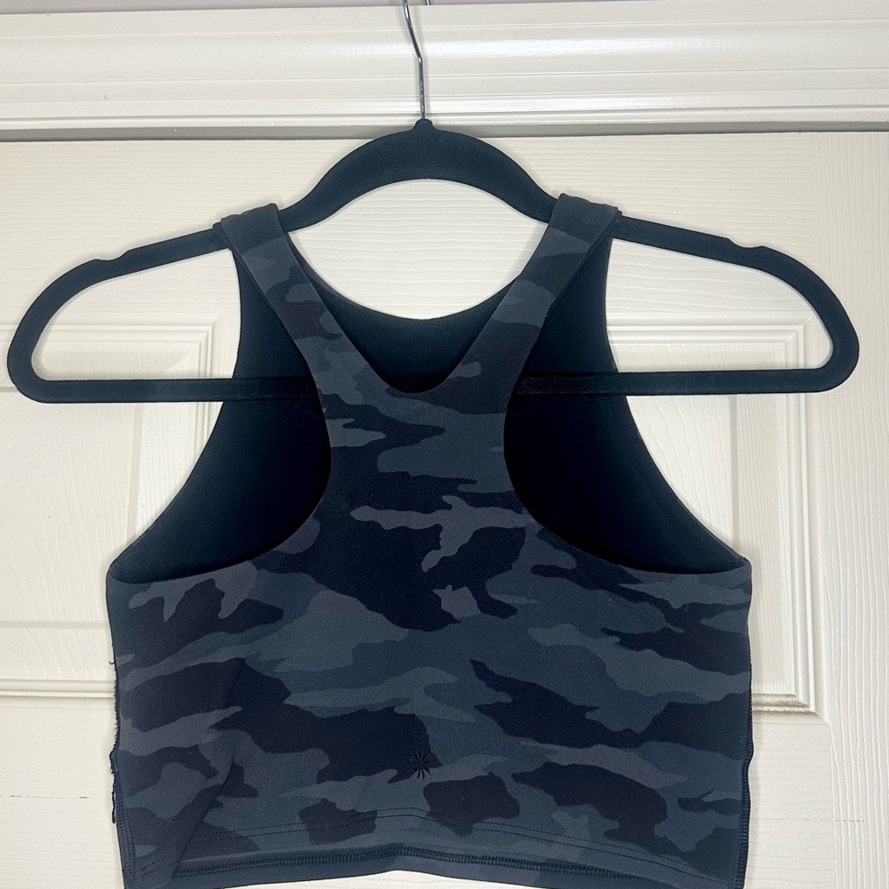 Athleta Black and Gray Camo Sports Bra - Picture 2 of 7